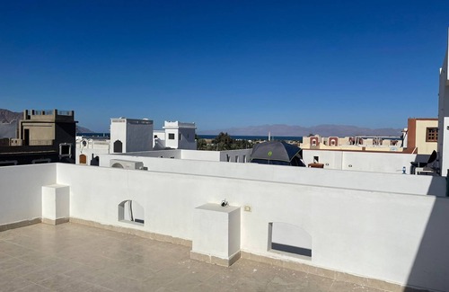 Dahab Apartment | A private chamber with a rooftop, and a patio.