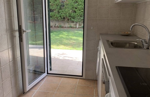 Arenal d'en Castell Ski Chalet | A stylish villa on the beach, with garden, pool and WIFI . pure rest