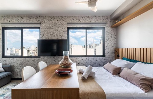 Bela Vista Apartment | AA12 Studio Estiloso e Moderno Único no Bixiga