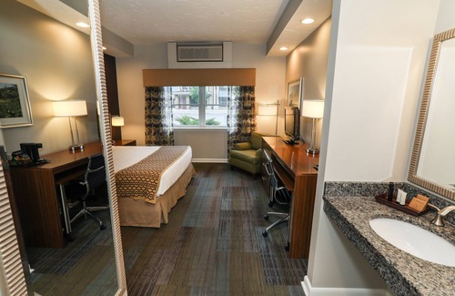 Fairfield Cabin | Accessible King Rm w/Sofa Bed + Outdoor Area