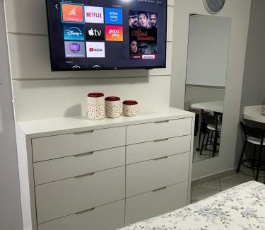 Aguas de Lindoia Apartment | Aconchegante Flat Cavalinho Branco Águas de Lindóia