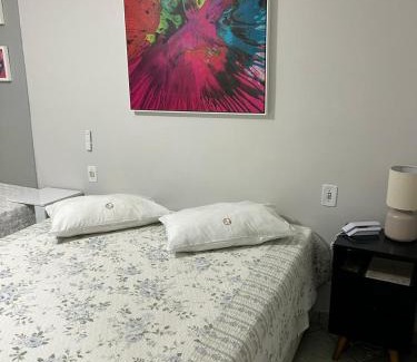 Aguas de Lindoia Apartment | Aconchegante Flat Cavalinho Branco Águas de Lindóia