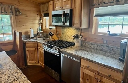 Wells House | Adirondack lakeside 4 season home on Lake Algonquin with new hot tub