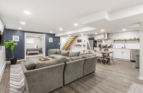 Near West Side Apartment | Adults Only - Walk to the United Center! Modern Touches Surround You - Check Out the Open Staircase! by AllSet Turnover