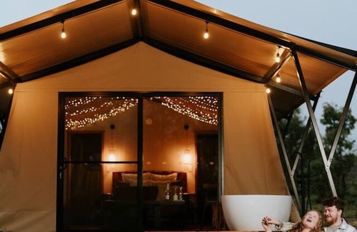 Running Stream RV Rental | Akuna Estate - Adults Only Glamping (Wallaby)