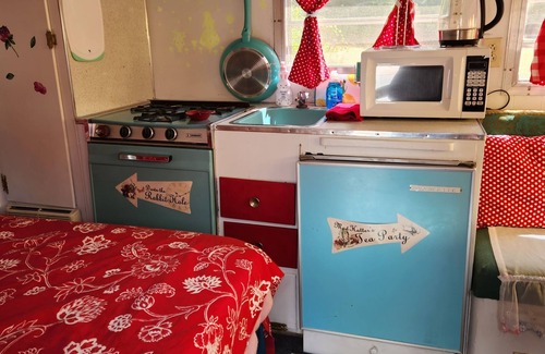 Monroe House | Alice in Wonderland themed, Vintage 1967 Oasis Camper/Glamper!