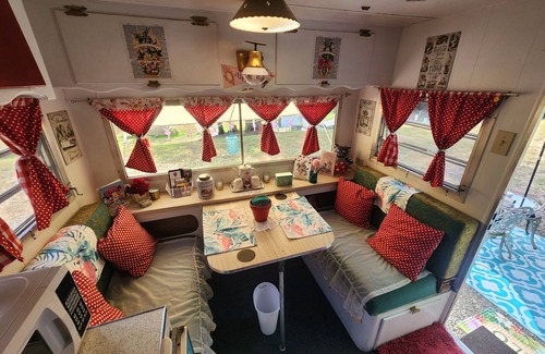 Monroe House | Alice in Wonderland themed, Vintage 1967 Oasis Camper/Glamper!