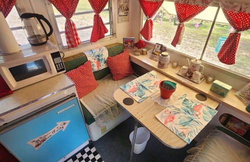Monroe House | Alice in Wonderland themed, Vintage 1967 Oasis Camper/Glamper!