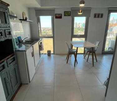 Rosario Apartment | Alojate en METRA Puerto Norte, luminoso estudio con pileta, gym y balcon