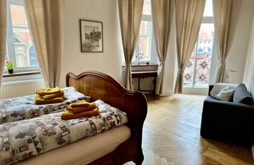Meissen Apartment | Altstadt Suite 120qm WLAN Balkon 2 Bäder
