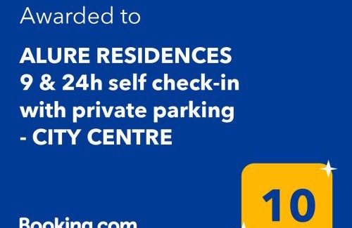 Banska Bystrica Apartment | ALURE RESIDENCES 9 & 24h self check-in, private parking in front of the apartment building included, new building, terrace, the apartment building has its own park with a lake and outdoor fitness, children's playground, CITY CENTER