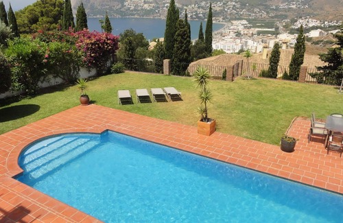 La Herradura Villa | Amazing Villa With Amazing Sea View And Private Large Heated Pool, Private Road