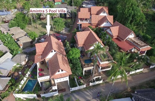 Ko Lanta Villa | Amintra 5 Pool Villa. 3 bedroom seaview villa with easy access to all amenities