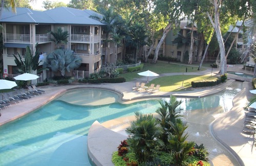 Palm Cove Apartment | Amphora Unit 531 - Top view, best Unit in Resort