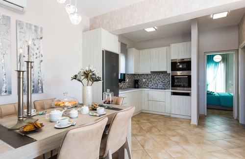 Geropotamos Villa | Angelina Villa, Superb sea views, 5' to sandy beach & shops, whirlpool