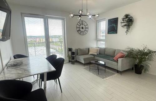 Przymorze Apartment | Ann Apartament 16 piętro z widokiem na morze