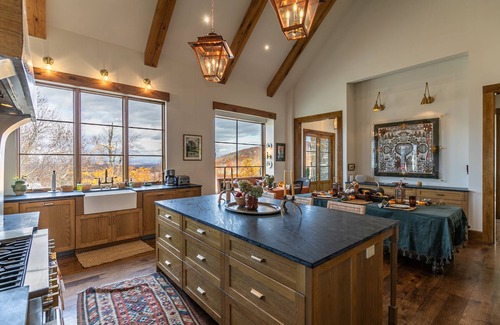 Boone House | Antler Trail Lodge - Huge custom home, views, 4 King Suites, firepit, hot tub!