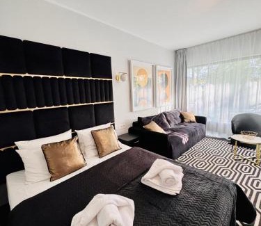 West Pomeranian Voivodeship Apartment | Apartament Solny Resort A032 z klimatyzacją i ogrodem