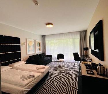 West Pomeranian Voivodeship Apartment | Apartament Solny Resort A032 z klimatyzacją i ogrodem