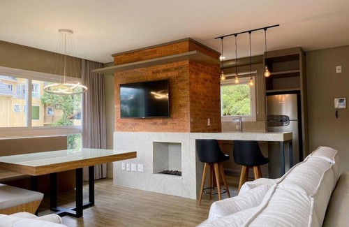 Gramado City Centre Apartment | Apartamentos Residencial Villa Rossa by Achei Gramado