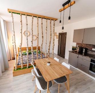 Zelezna Ruda Apartment | Apartmán v centru Železné Rudy se zahrádkou
