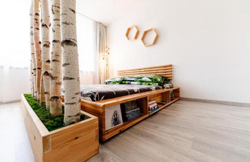 Zelezna Ruda Apartment | Apartmán v centru Železné Rudy se zahrádkou