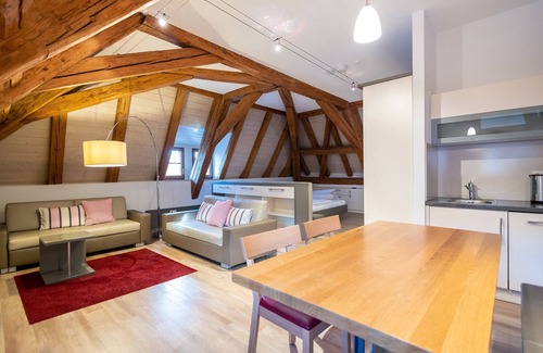 Immenstaad am Bodensee Apartment | Apartment No. 12, 72qm, 1 Schlafzimmer, 1 Wohn-/Schlafraum, max. 4 Personen