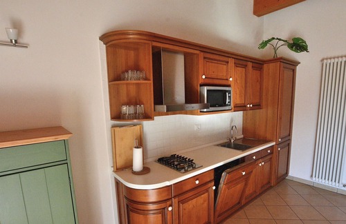 Albisano Apartment | Apartment Bardino with Pool and Lake View