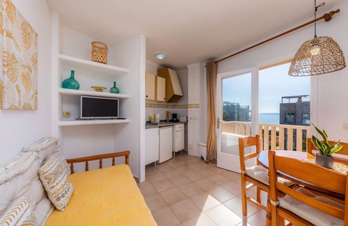 Cala Figuera Apartment | Apartment 'Can Salas 1 Dormitorio 204' with Mountain View, Wi-Fi and Air Conditioning
