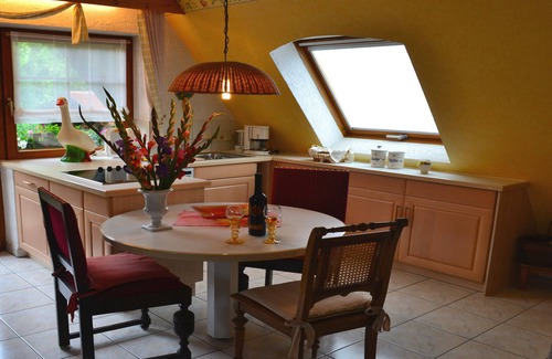 Sasbachwalden Apartment | Apartment 'Goldammer' with Mountain View, Shared Terrace and Wi-Fi