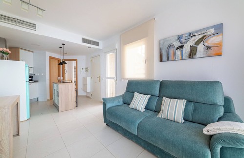 Puerto Rey Apartment | Apartment 'Laguna Beach Vera' with Shared Pool and Private Hot Tub