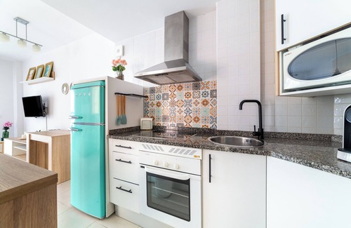 Puerto Rey Apartment | Apartment 'Laguna Beach Vera' with Shared Pool and Private Hot Tub