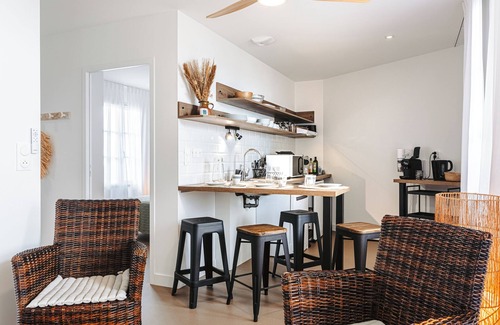 Rivedoux-Plage Apartment | Apartment 'Les Iles, T2 Vue Mer' with Sea View, Private Terrace and Wi-Fi