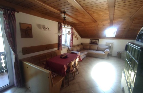 Moena Apartment | Apartment 'Maema' with Mountain View and Balcony