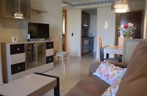 Marina d'Or Apartment | Apartment 'Marinador Josmar' with Sea View, Shared Pool and Air Conditioning