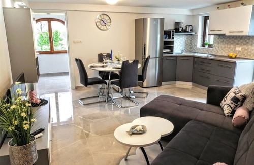 Dobrinj Apartment | Apartment Roko with a private Swimming pool and stone grill