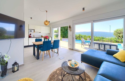 Kornic Apartment | Apartment Timmy with private swimming pool and Seaview