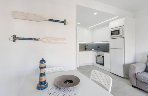 San Javier Apartment | Apartment 'Tu Paraíso En La Manga' with Sea View, Shared Pool and Private Terrace
