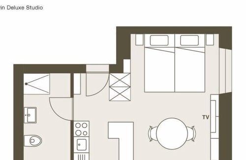 Nussbaumen Apartment | Apartment Twin Deluxe Studio in Baden - 2 persons, 1 bedrooms