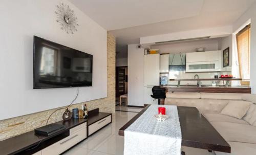Czyzyny Apartment | Apartment with living room, kitchen, bedroom, bathroom in amazing neighborhood