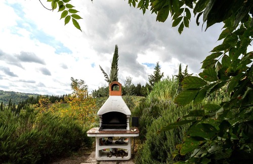 Sughera Apartment | Apartment with pool, WIFI, A/C, TV, veranda, pets allowed, panoramic view, close to San Gimignano