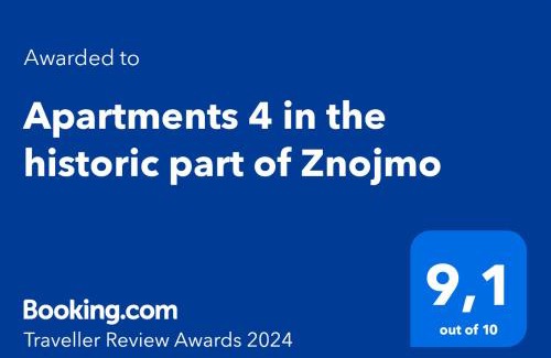 Znojmo Apartment | Apartments 4 in the historic part of Znojmo