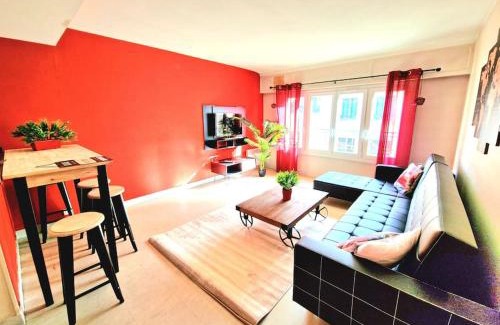 Evreux Apartment | App 5 - T3 Hyper Centre Lumineux et Calme 5min Gare