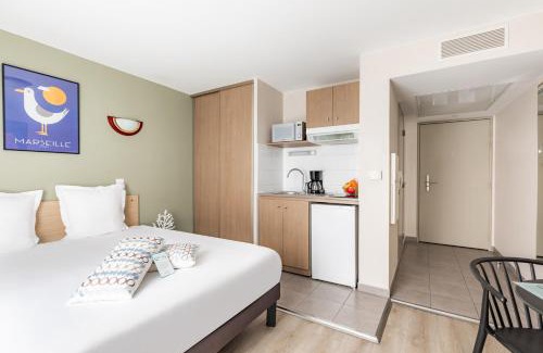 Euromed - La Joliette Apartment | Appart'City Classic Marseille Euromed