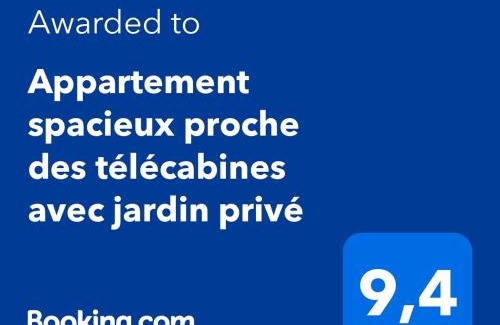 Saint-Gervais-les-Bains Apartment | Appartement spacieux proche des télécabines et du centre ville avec jardin privé