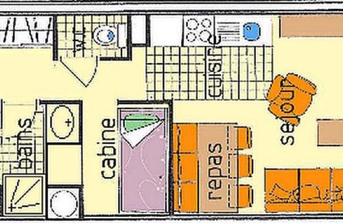 Les Saisies Apartment | Appartement 2 pièces cabine 6 pers aux Saisies, garage inclus - FR-1-293-197