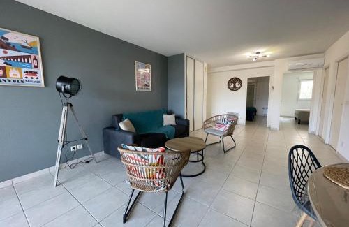 Banyuls-sur-Mer Apartment | Appartement 3 pièces avec Terrasse, Garage et WiFi - FR-1-309-459