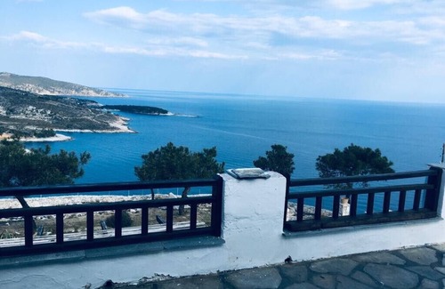 Thasos House | Appartement Ksevni 2 mit Großer Terrasse und Meerblick