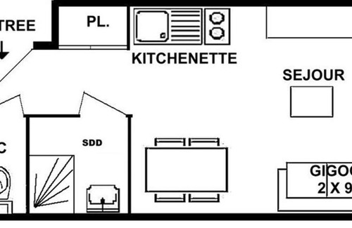 Les Saisies Apartment | Appartement Les Saisies, 2 pièces, 4 personnes - FR-1-594-154