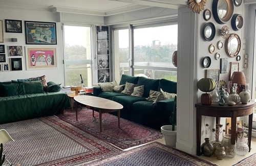 Parc-de-Montsouris Apartment | Appartement Paris 14, vue sur Parc Montsouris,balcon Filant Plein sud
